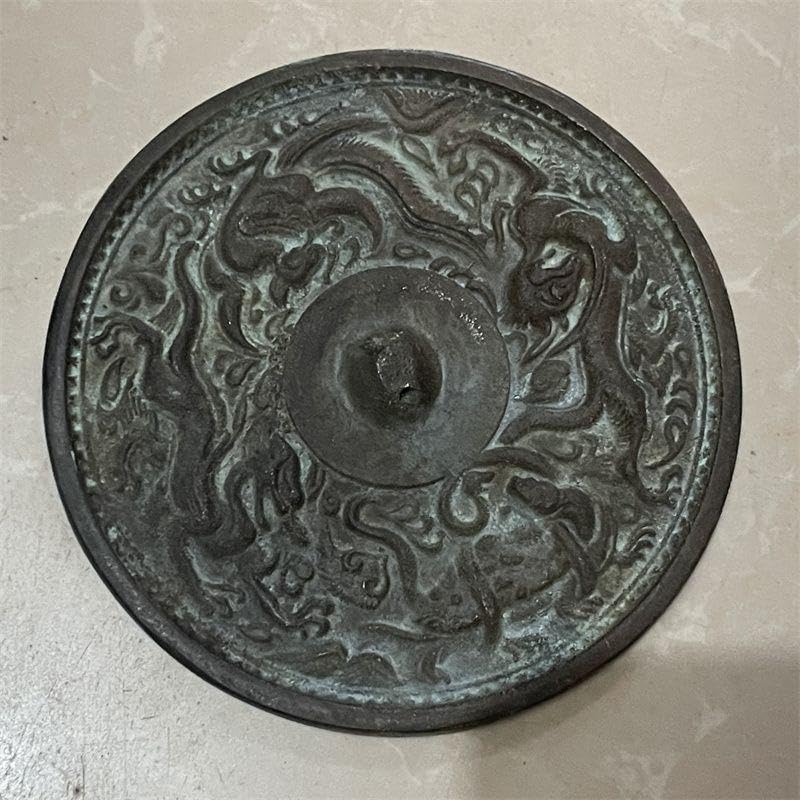 Amazon.co.jp: 銅鏡 四神獣銅鏡 春秋戦国銅鏡 装飾品 現代工芸品